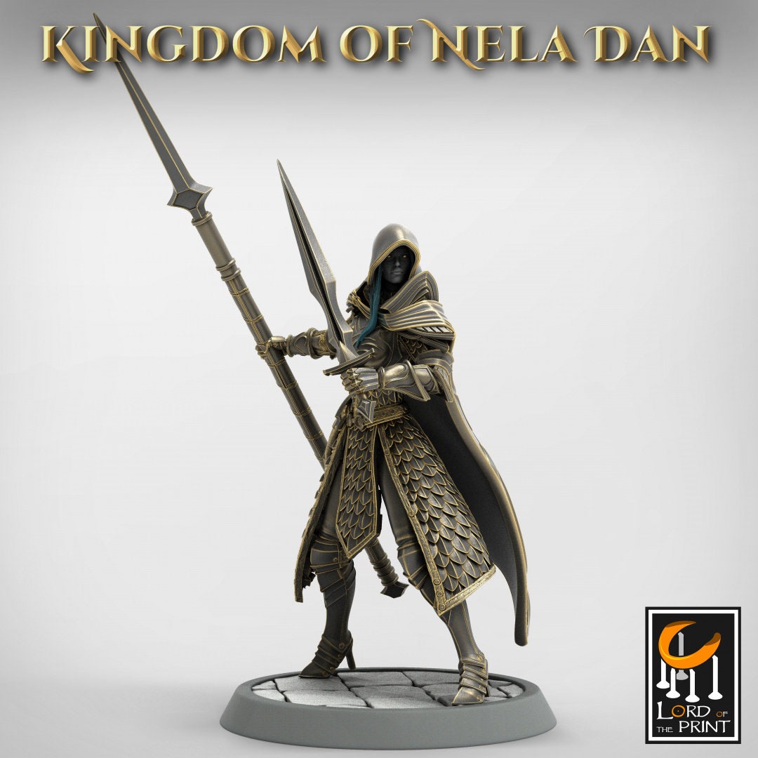 Infantry Elves Pack | Kingdom of Nela Dan | Lord of the Print | Wargaming | Dungeons and Dragons | Tabletop RPG | DnD | Elves | Elf