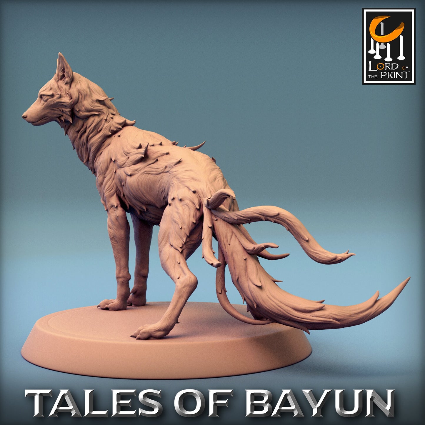 Wood Wolf & Werewolf Pack | Tales of Bayun | Lord of the Print | Wargaming | Dungeons and Dragons | Dogs | Tabletop RPG | DnD