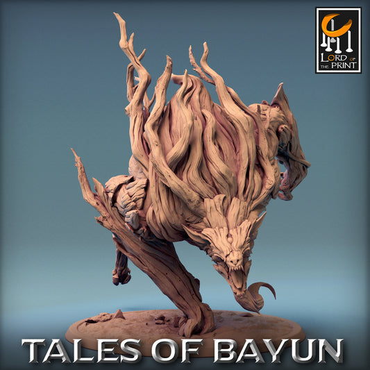 Wood Wolf & Werewolf Pack | Tales of Bayun | Lord of the Print | Wargaming | Dungeons and Dragons | Dogs | Tabletop RPG | DnD