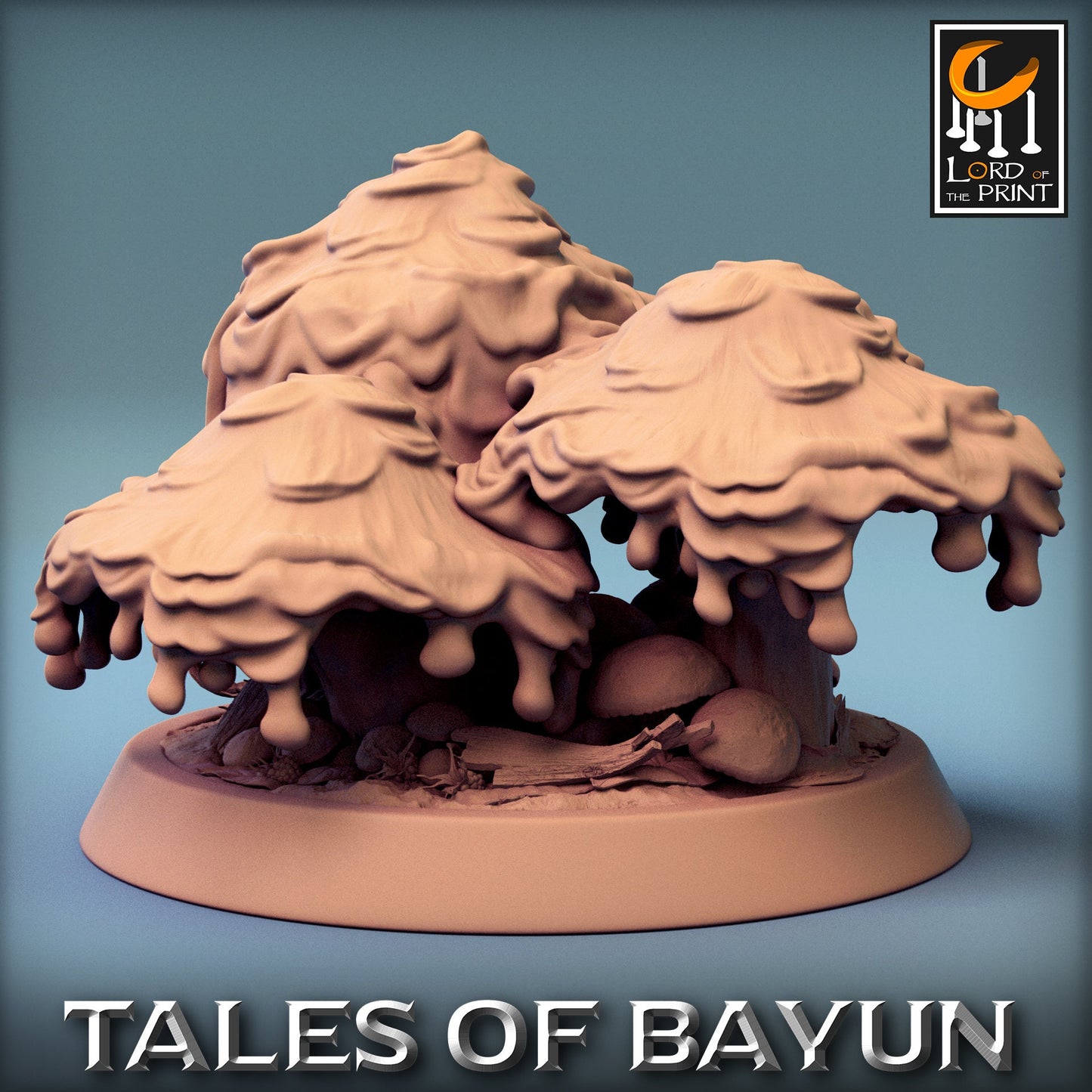 Mushroom Props | Tales of Bayun | Lord of the Print | Wargaming | Dungeons and Dragons | Swamp Tales | Tabletop RPG | Fungus | DnD