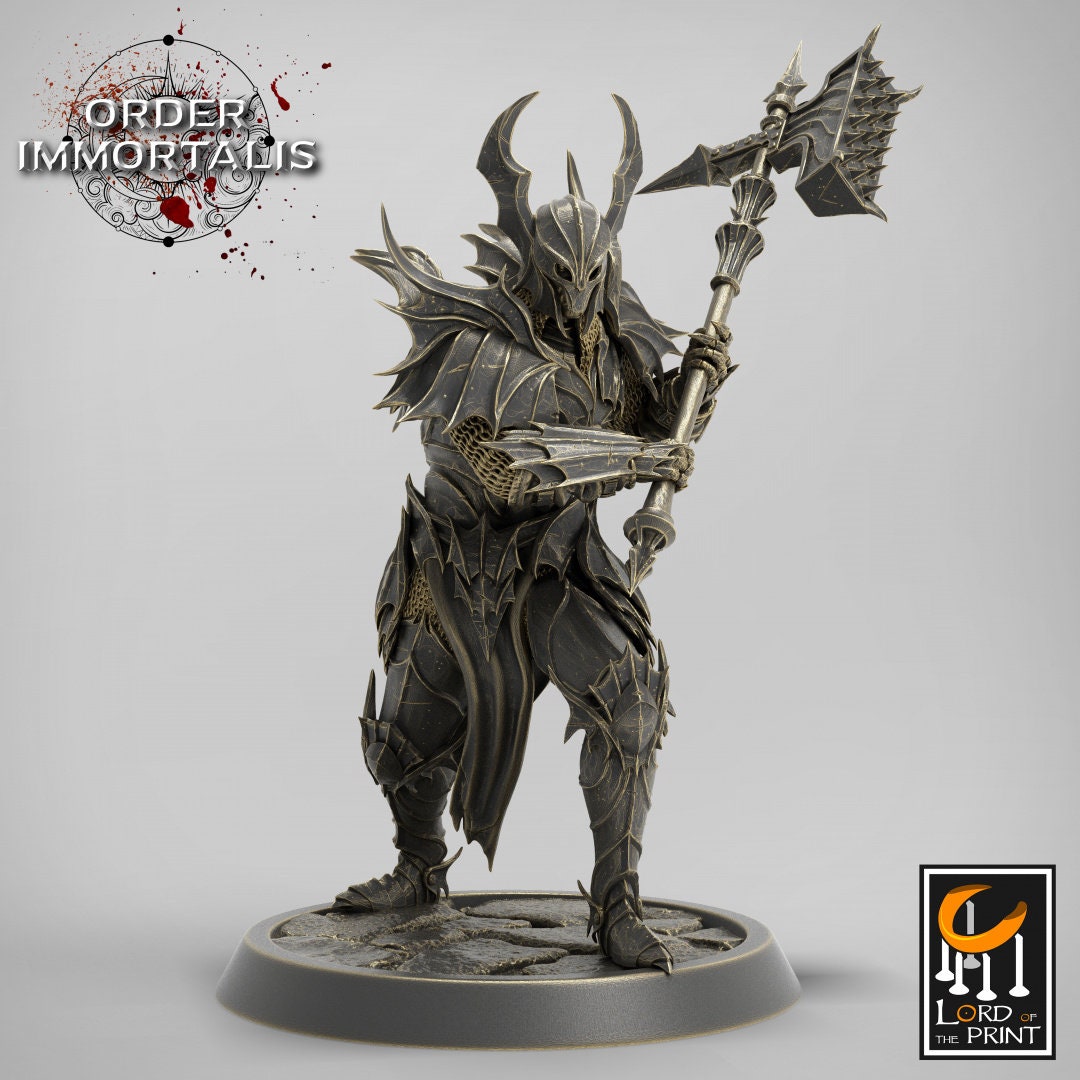 Blood Knights Hammer Pack - Dungeons and Dragons D&D - Vampire Knights - Fantasy Tabletop Gaming Collectible