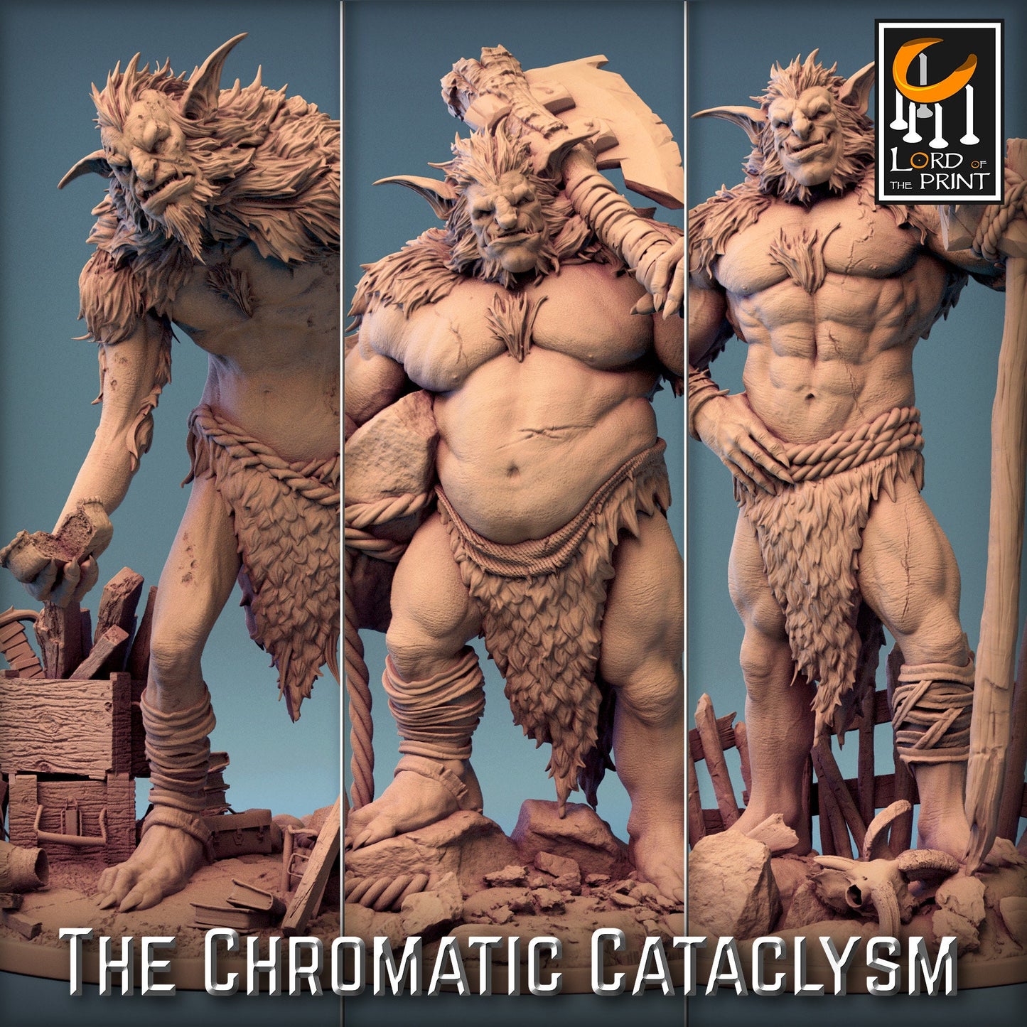 Tiamat Troll Pack | Chromatic Cataclysm | Lord of the Print | Wargaming | Dungeons and Dragons | Tabletop RPG | DnD