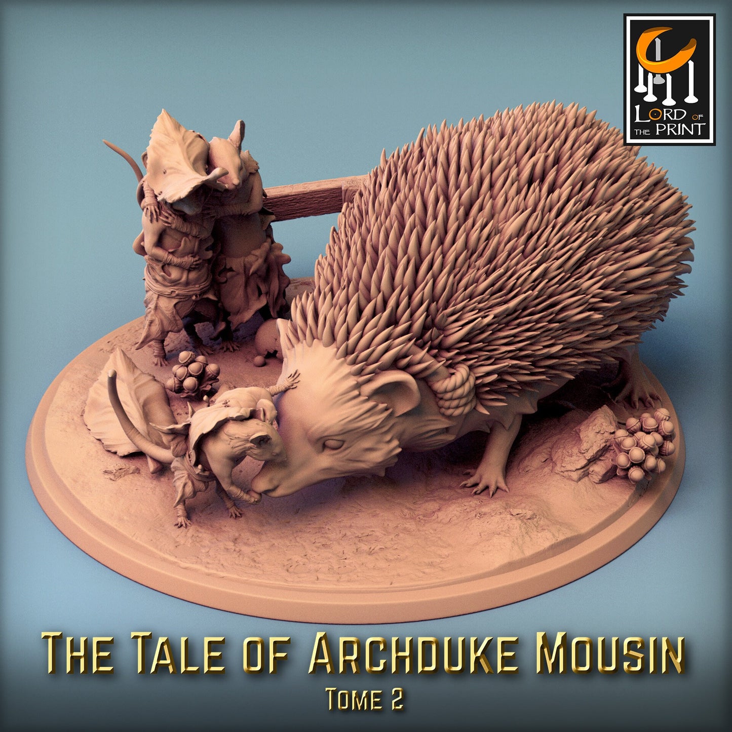 Mousin Hedgehog Caravan Pack | Tale of Archduke Mousin Tome 2 | Lord of the Print | Wargaming | Dungeons and Dragons | Tabletop RPG | DnD