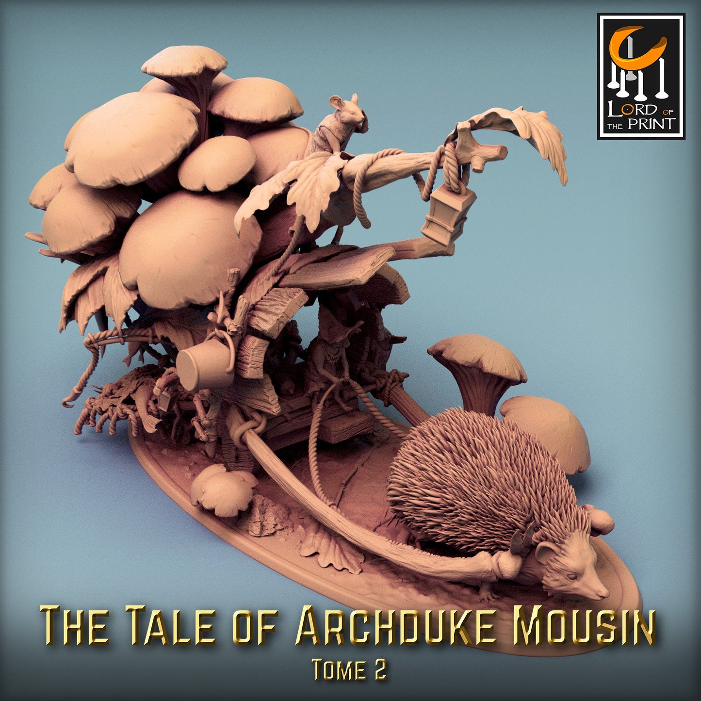 Mousin Hedgehog Caravan Pack | Tale of Archduke Mousin Tome 2 | Lord of the Print | Wargaming | Dungeons and Dragons | Tabletop RPG | DnD