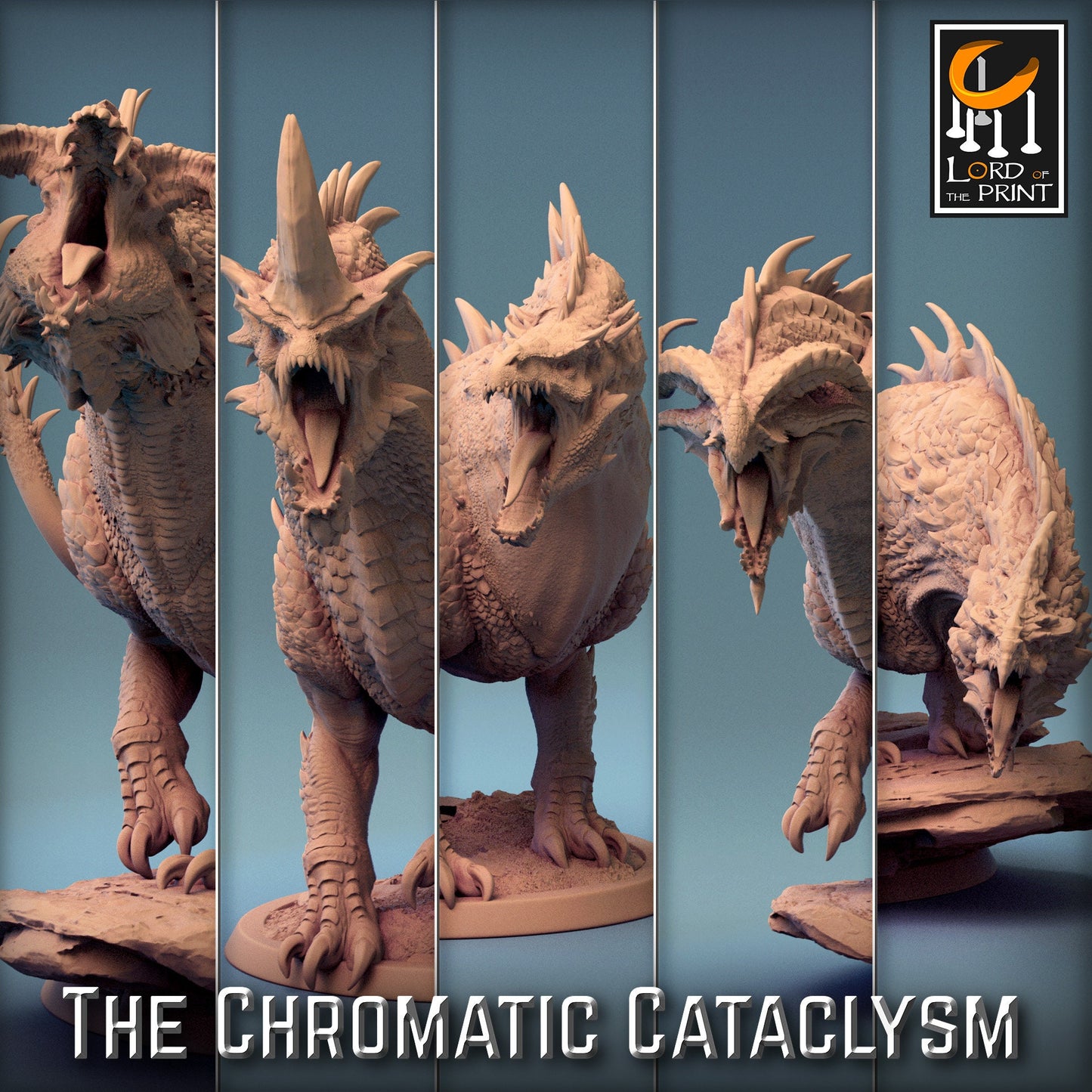 Tiamat DragonSpawn Pack | Chromatic Cataclysm | Lord of the Print | Wargaming | Dungeons and Dragons | Tabletop RPG | DnD