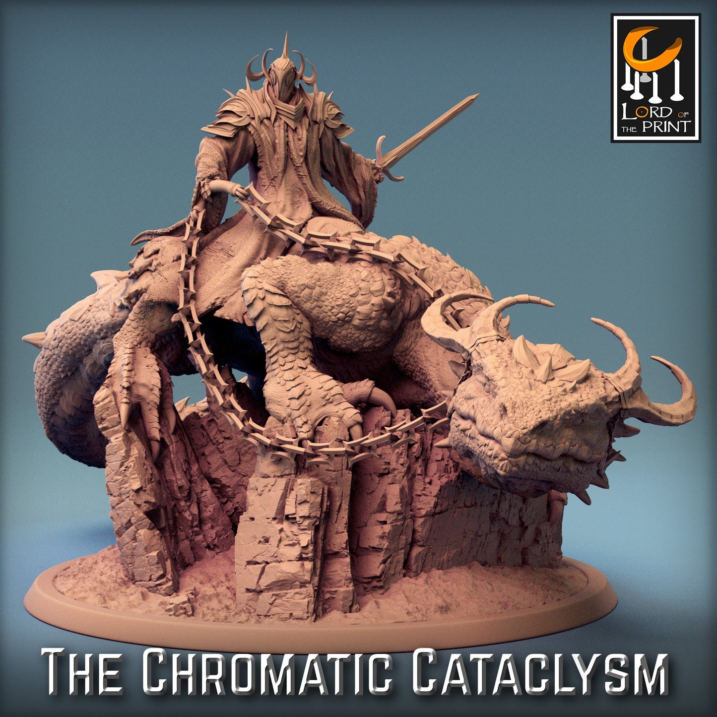 Tiamat Mount Pack | Chromatic Cataclysm | Lord of the Print | Wargaming | Dungeons and Dragons | Tabletop RPG | DnD