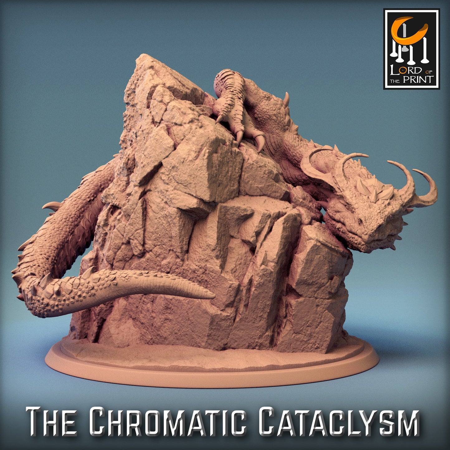 Tiamat Mount Pack | Chromatic Cataclysm | Lord of the Print | Wargaming | Dungeons and Dragons | Tabletop RPG | DnD