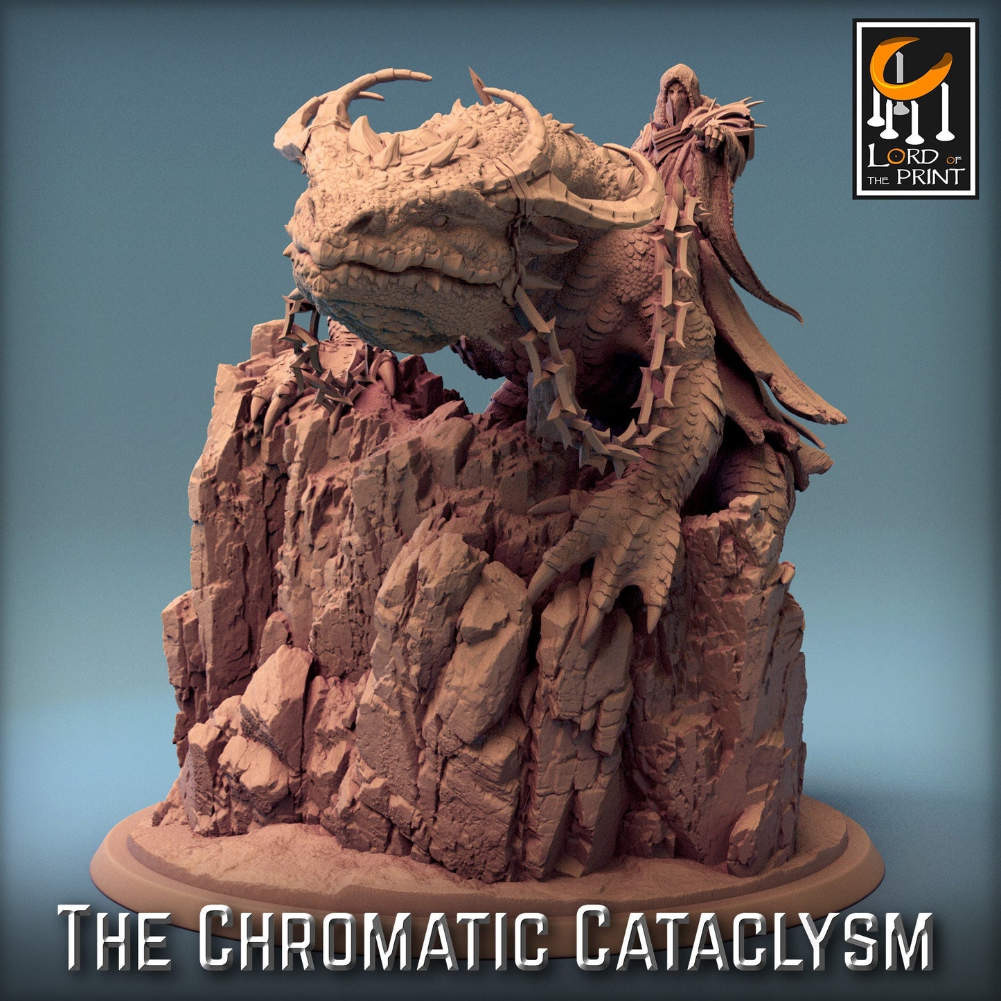 Tiamat Mount Pack | Chromatic Cataclysm | Lord of the Print | Wargaming | Dungeons and Dragons | Tabletop RPG | DnD