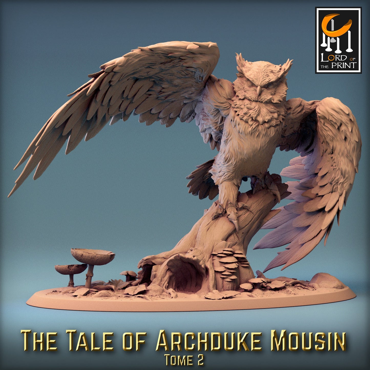 Mousin & The Great Owl Pack | Tale of Archduke Mousin Tome 2 | Lord of the Print | Wargaming | Dungeons and Dragons | Tabletop RPG | DnD