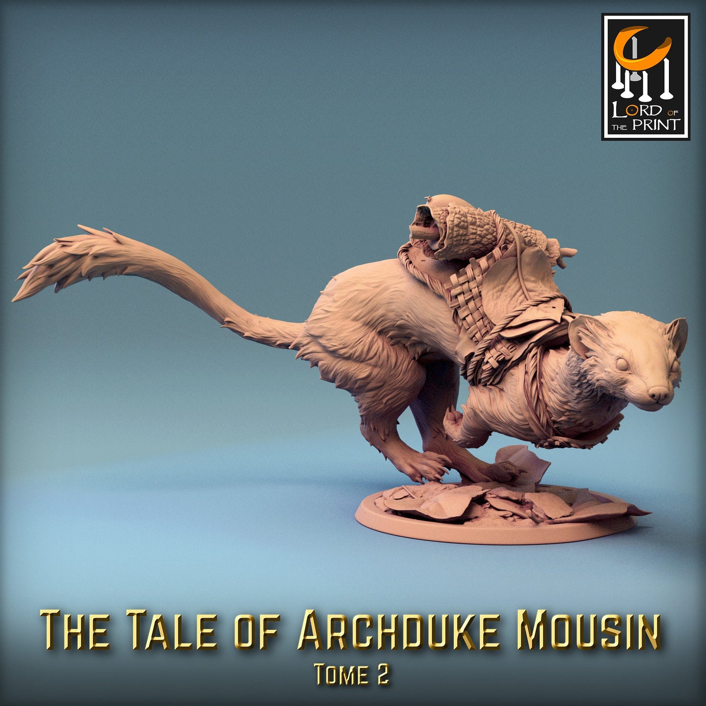 Mousin Weasel Pack | Tale of Archduke Mousin Tome 2 | Lord of the Print | Wargaming | Dungeons and Dragons | Tabletop RPG | DnD
