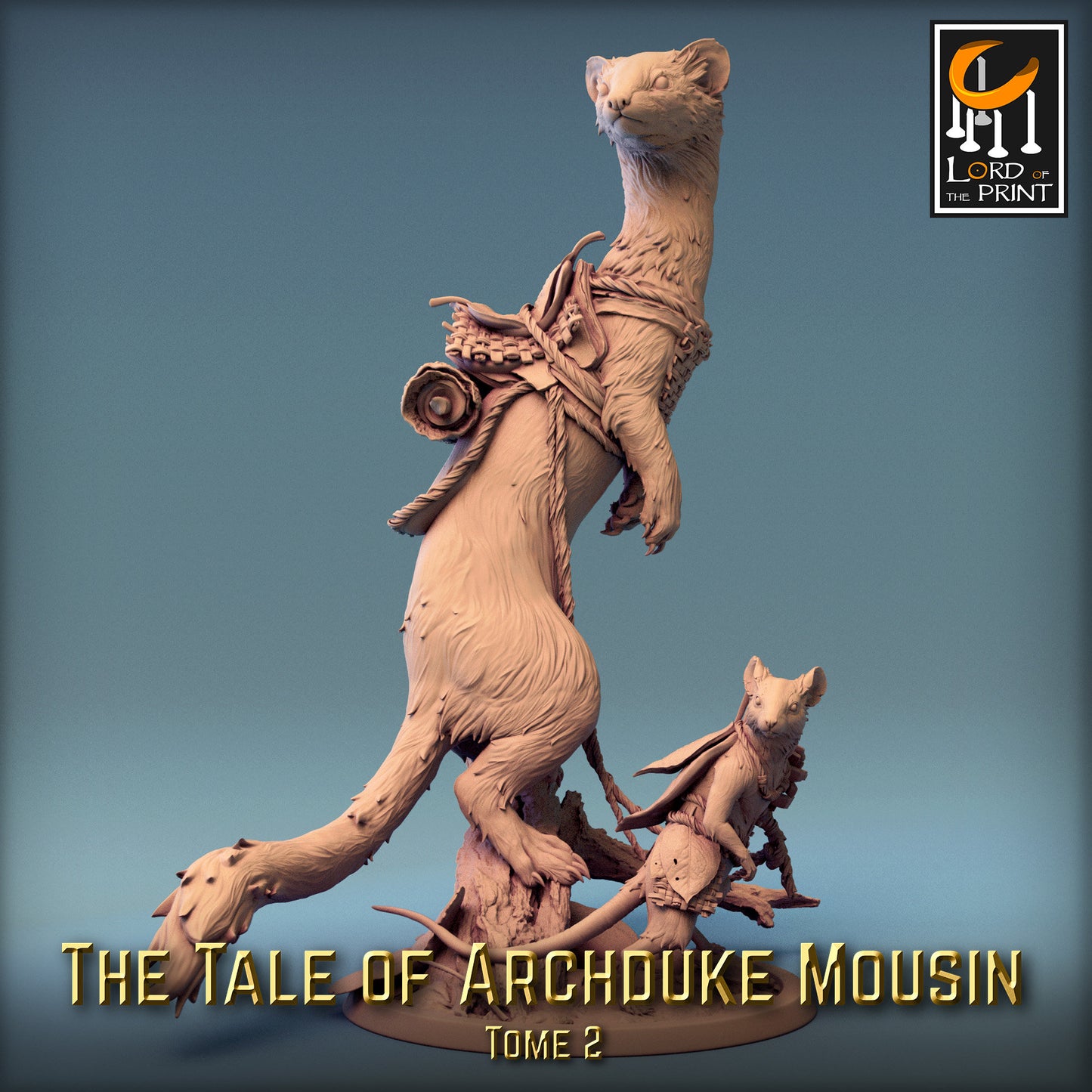 Mousin Weasel Pack | Tale of Archduke Mousin Tome 2 | Lord of the Print | Wargaming | Dungeons and Dragons | Tabletop RPG | DnD