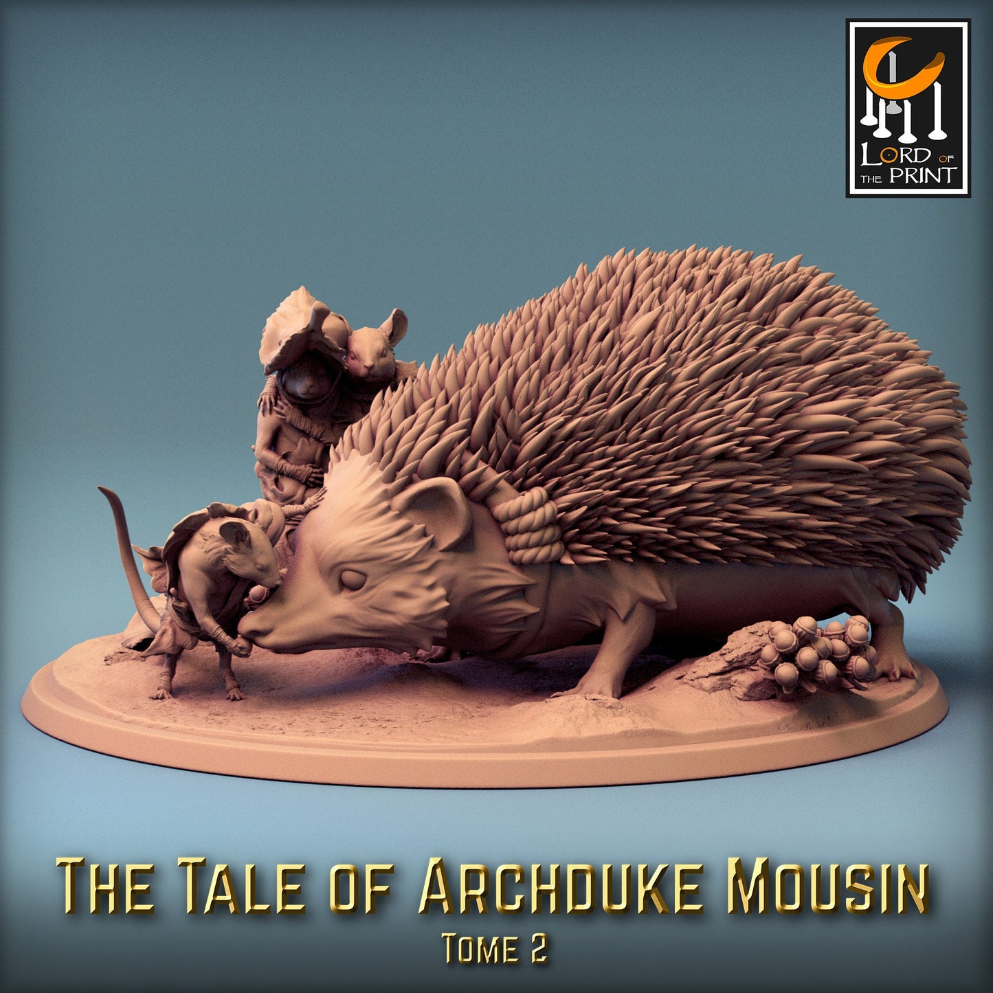 Mousin Hedgehog Caravan Pack | Tale of Archduke Mousin Tome 2 | Lord of the Print | Wargaming | Dungeons and Dragons | Tabletop RPG | DnD