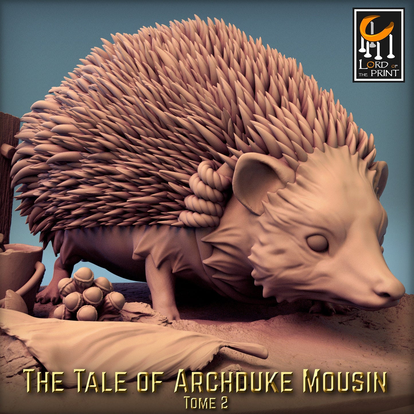 Mousin Hedgehog Caravan Pack | Tale of Archduke Mousin Tome 2 | Lord of the Print | Wargaming | Dungeons and Dragons | Tabletop RPG | DnD