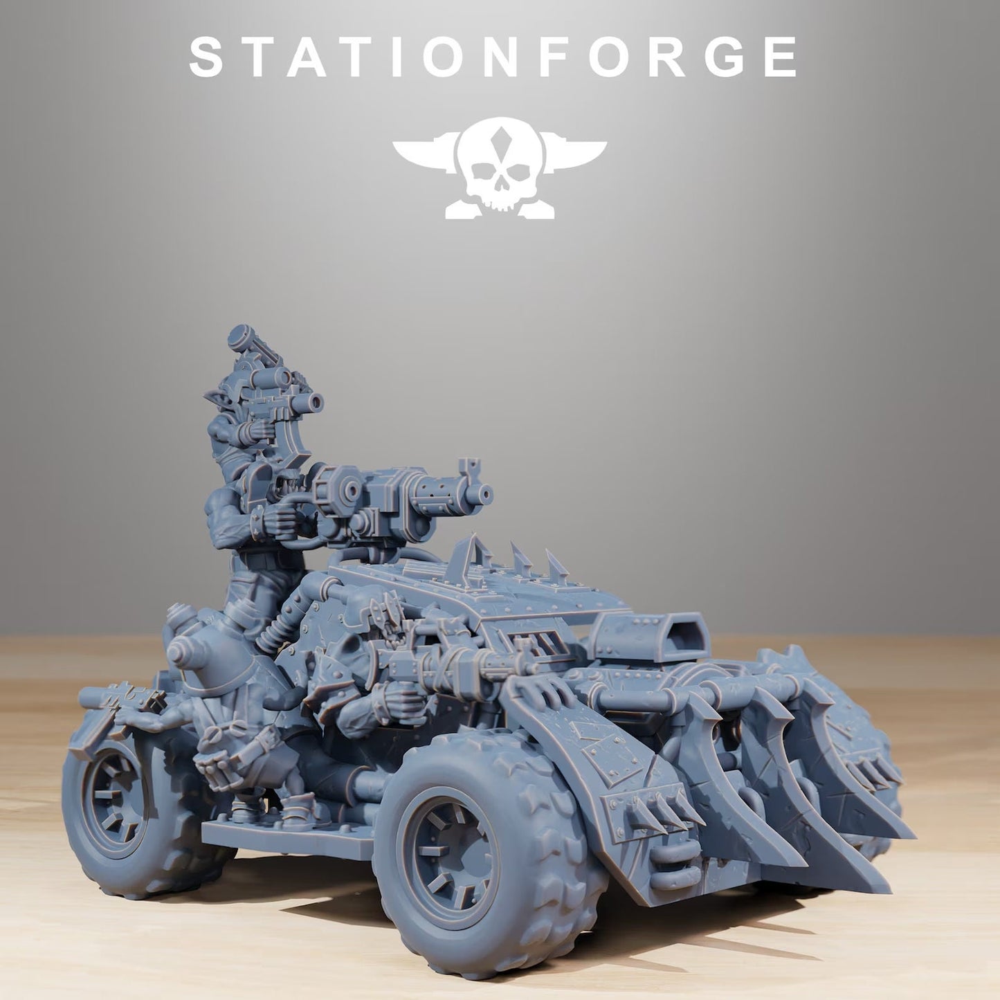 Orkaz Speedsters | Station Forge | Wargaming miniatures | Ork minis | Grimdark wargames| Orc | Tabletop Gaming