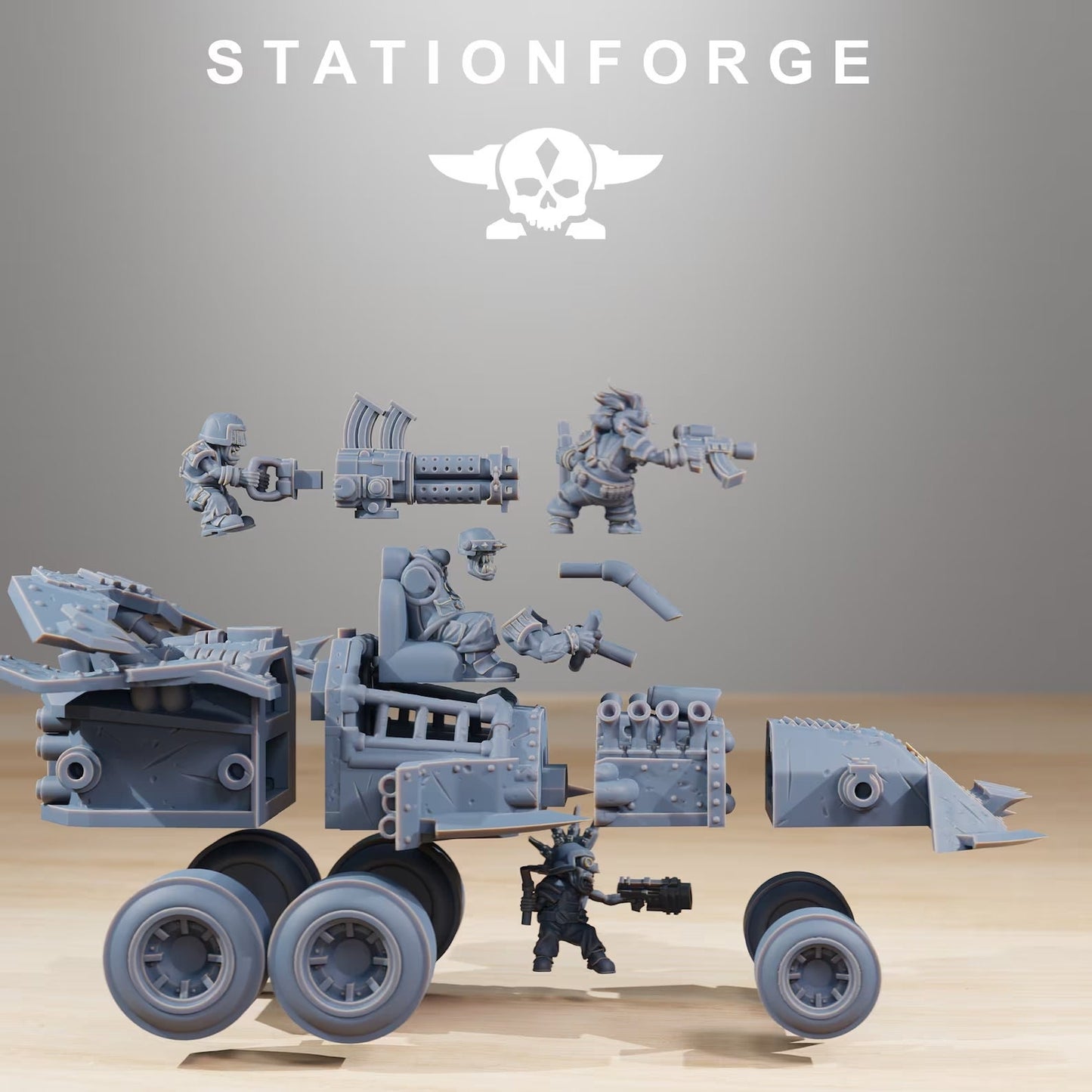 Orkaz Speedsters | Station Forge | Wargaming miniatures | Ork minis | Grimdark wargames| Orc | Tabletop Gaming