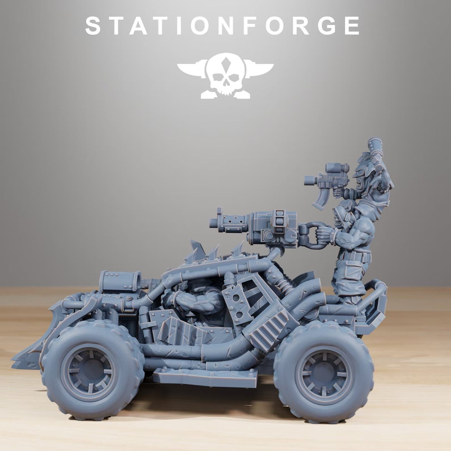 Orkaz Speedsters | Station Forge | Wargaming miniatures | Ork minis | Grimdark wargames| Orc | Tabletop Gaming
