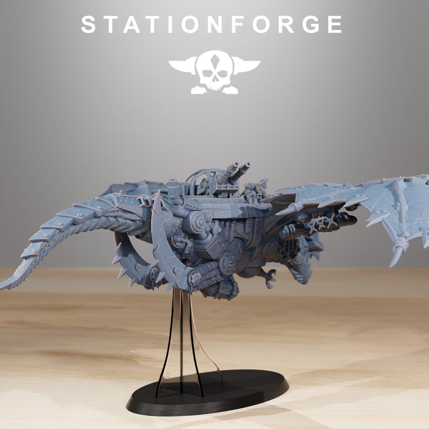 Orkaz Dragon Bomba | Orkaz | Orc | Grimdark Future | Sci Fi | Space | Table Top | Station Forge | tabletop Wargaming | High Quality Minis