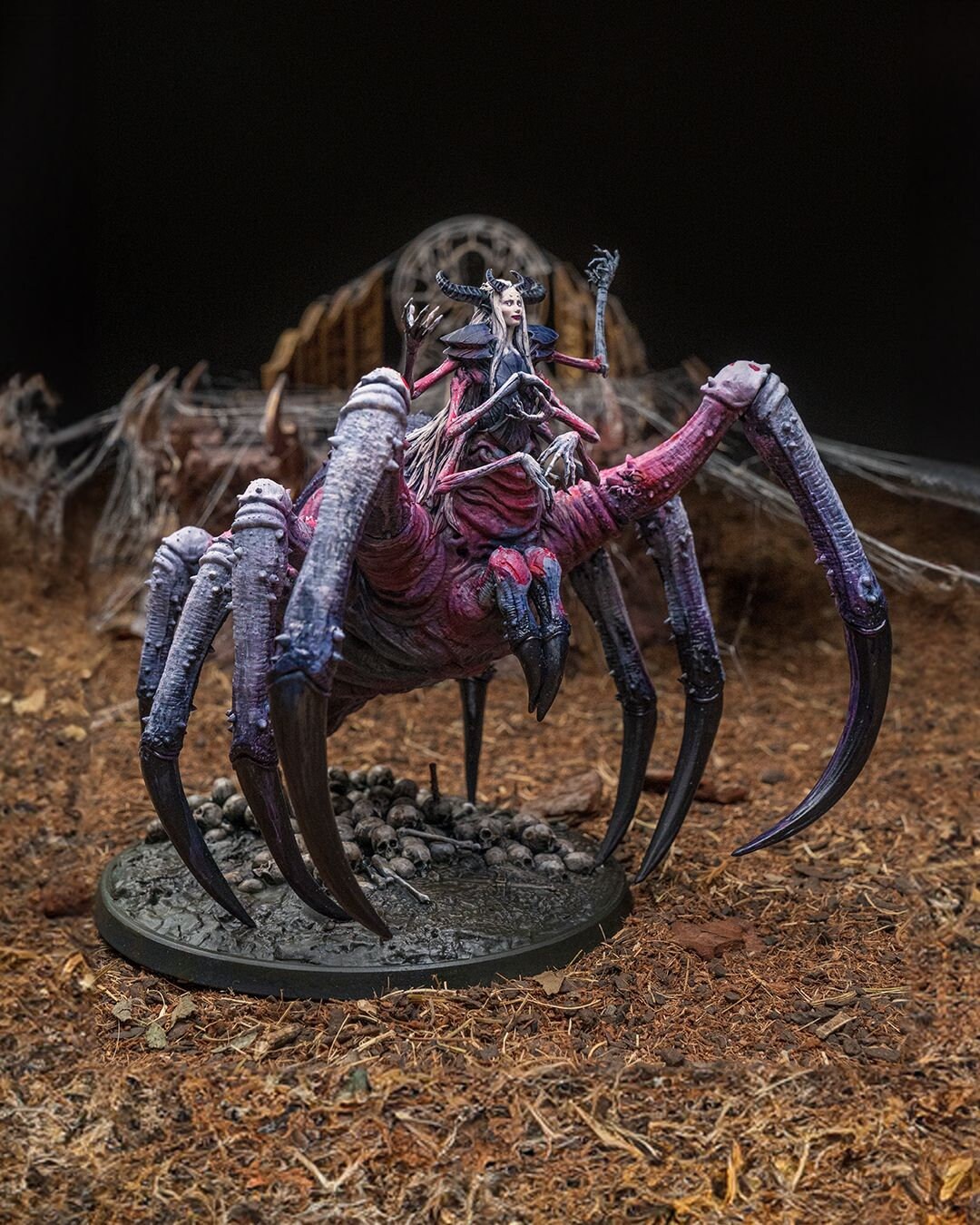 Lolth, Queen of Spiders Drider Miniature for Dungeons and Dragons - Detailed Tabletop RPG Figurine for Collectors and Roleplaying Games