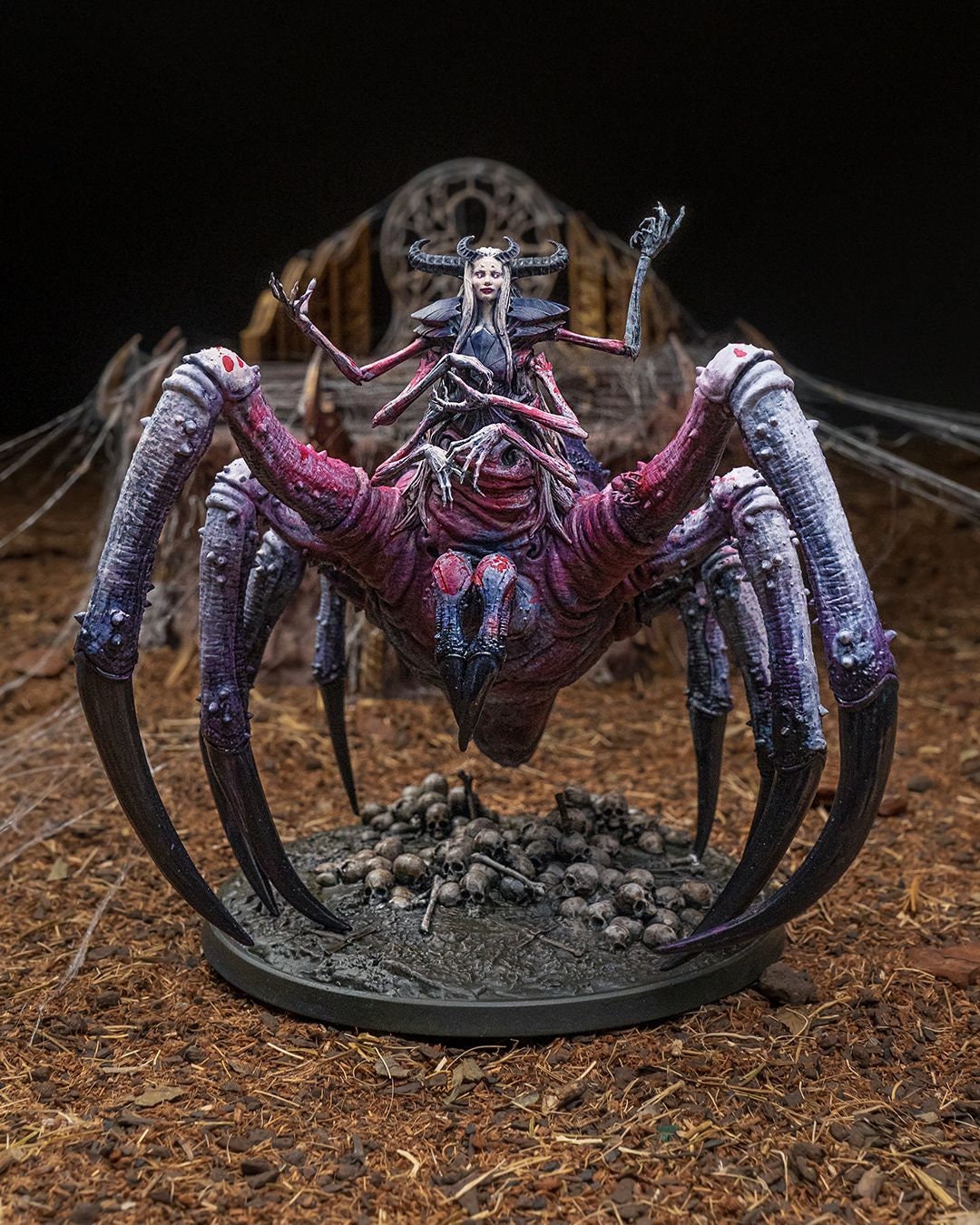 Lolth, Queen of Spiders Drider Miniature for Dungeons and Dragons - Detailed Tabletop RPG Figurine for Collectors and Roleplaying Games