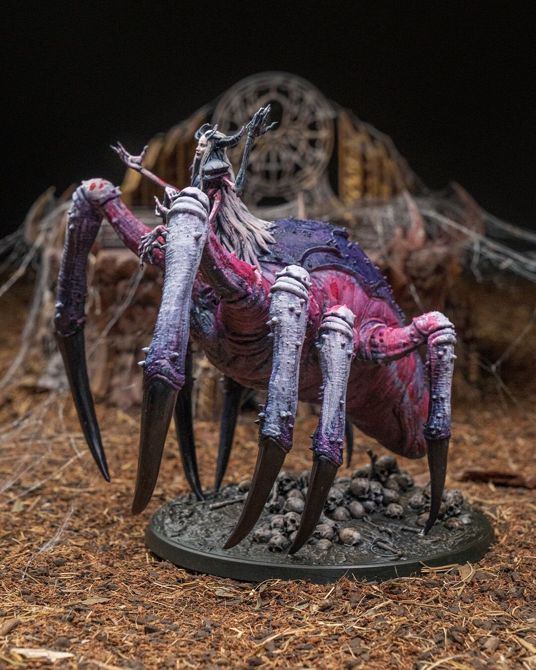 Lolth, Queen of Spiders Drider Miniature for Dungeons and Dragons - Detailed Tabletop RPG Figurine for Collectors and Roleplaying Games