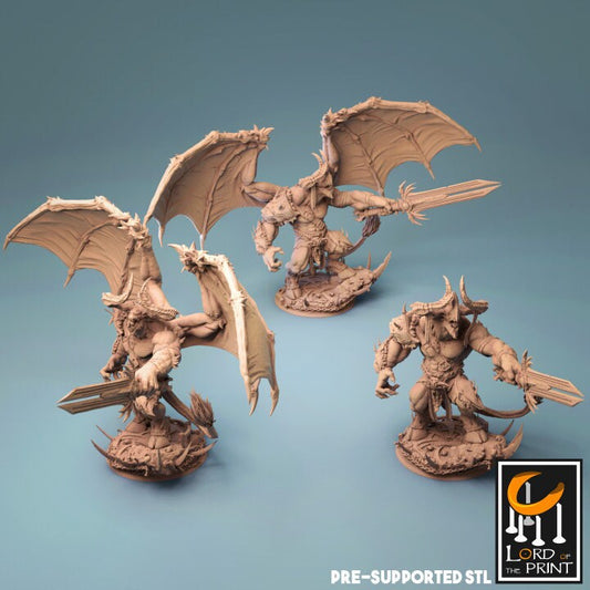 Disciple of War | Lord of the Print | Wargaming | Dungeons and Dragons | Tabletop RPG | DnD | Fantasy models for painting | Chaos Demon