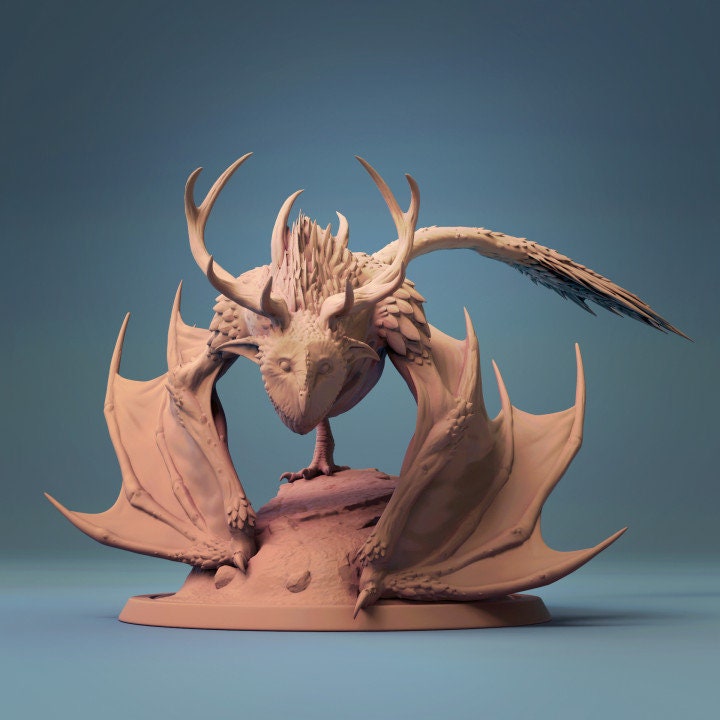 Kipine Miniature | Tabletop RPG Miniature | Lord of the Print | Roleplaying 3D Printed Fantasy Mini | Fantasy Creature | Fantasy Display