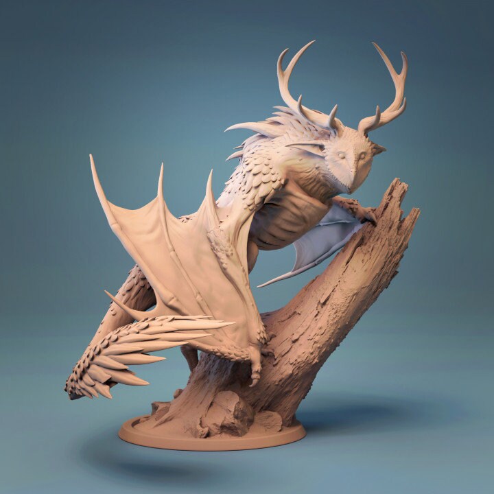 Kipine Miniature | Tabletop RPG Miniature | Lord of the Print | Roleplaying 3D Printed Fantasy Mini | Fantasy Creature | Fantasy Display