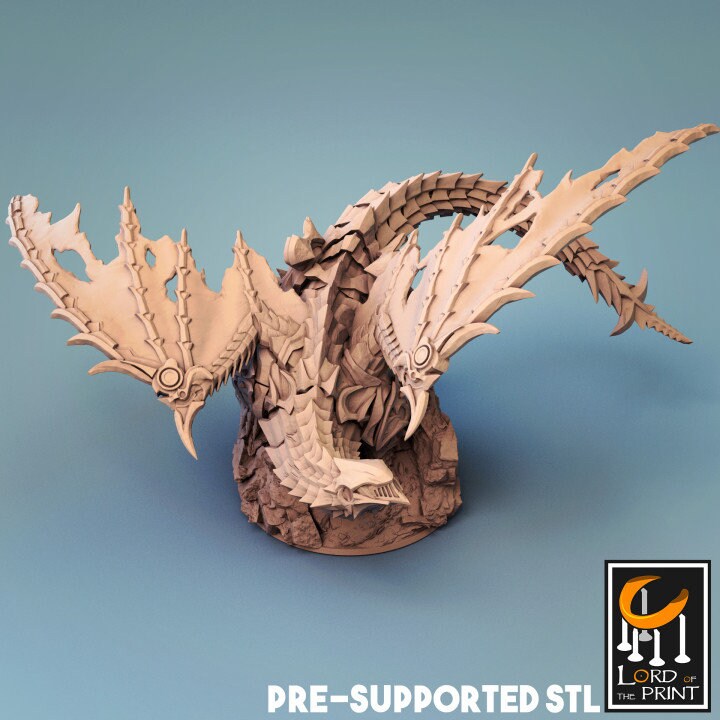 Armored Dragon | Lord of the Print | Wargaming | Dungeons and Dragons | Tabletop RPG | DnD | Fantasy models for painting