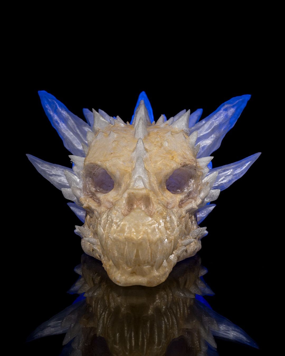 Handcrafted Dragon Skull Wall Ornament | Gothic Home Decor | Fantasy Dragon Head Sculpture | Unique 3D Wall Art | Mythical Creature Decor