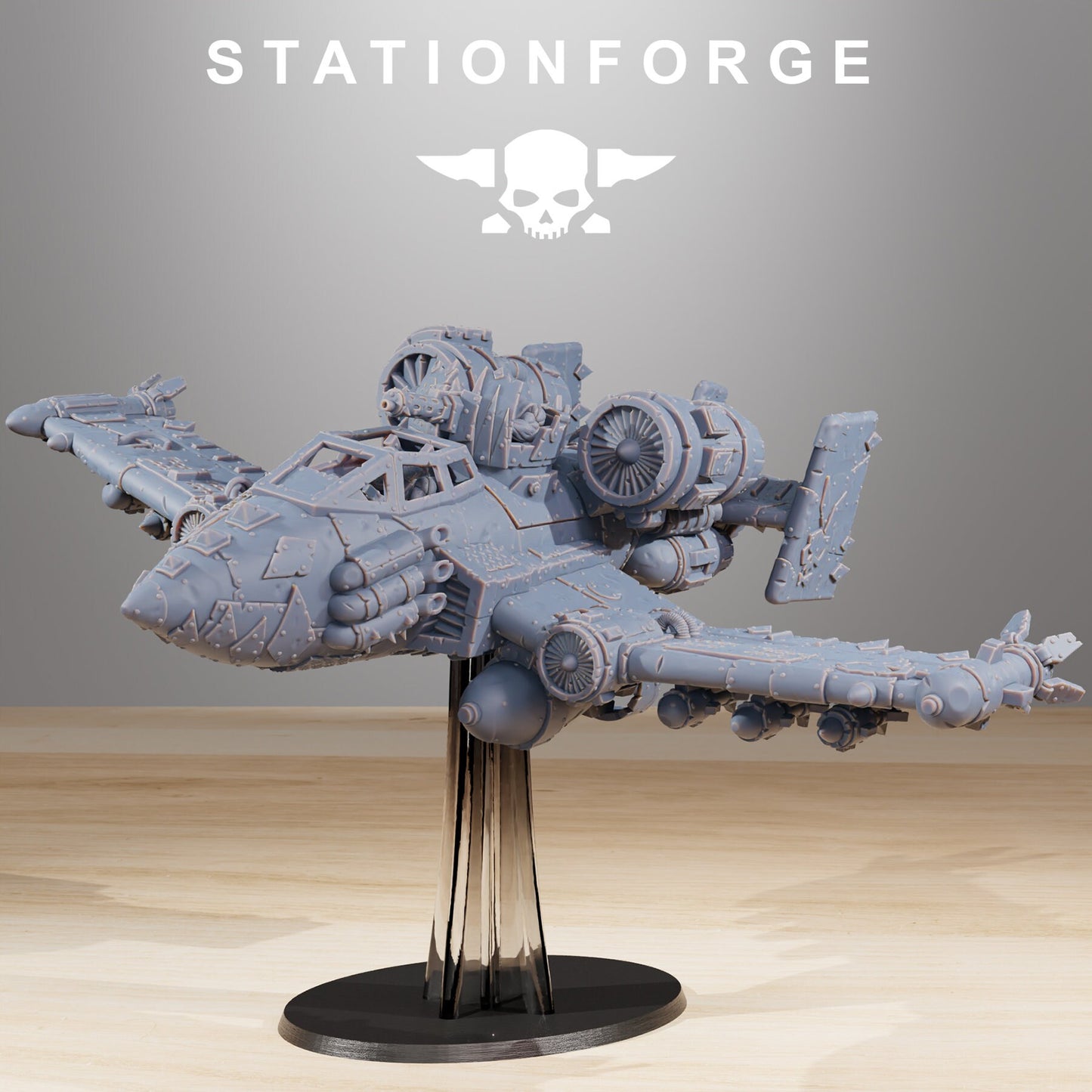 Orkaz Plane | Orkaz | Orc | Grimdark Future | Sci Fi | Space | Table Top | Station Forge | tabletop Wargaming | High Quality Minis