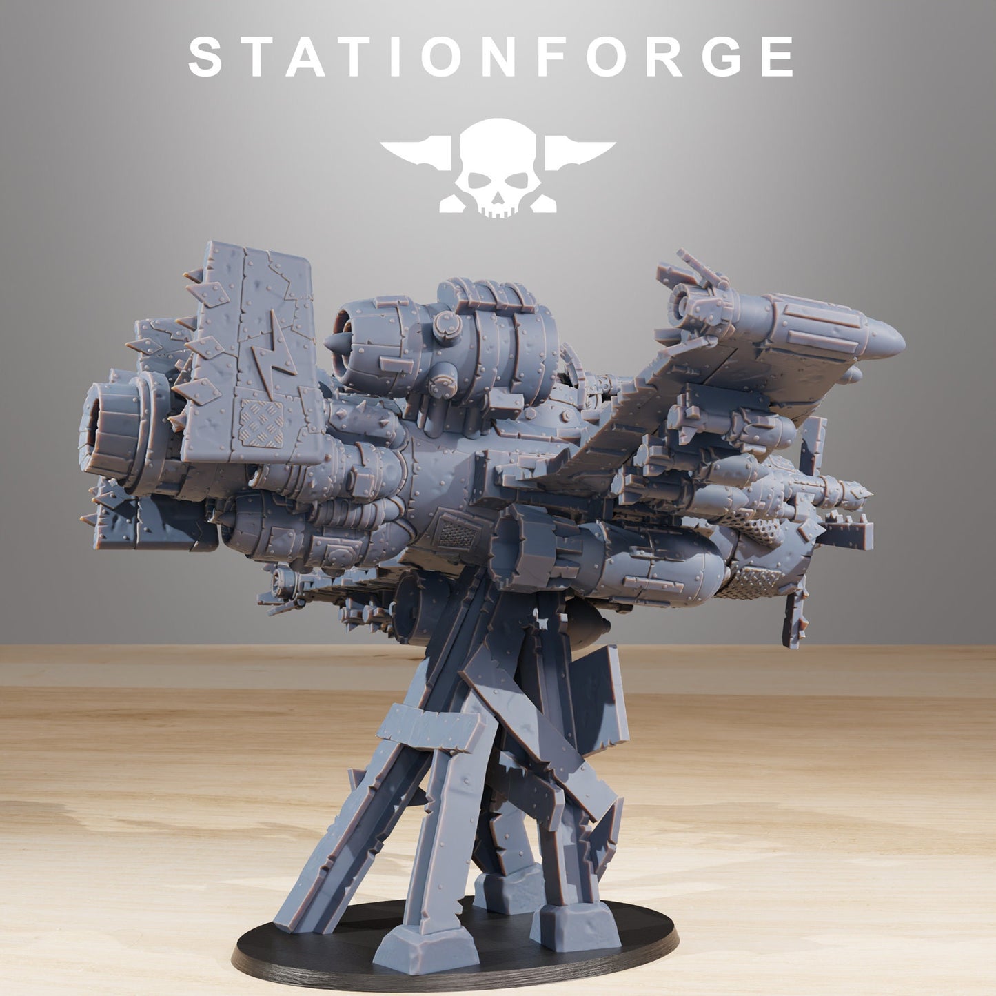 Orkaz Plane | Orkaz | Orc | Grimdark Future | Sci Fi | Space | Table Top | Station Forge | tabletop Wargaming | High Quality Minis