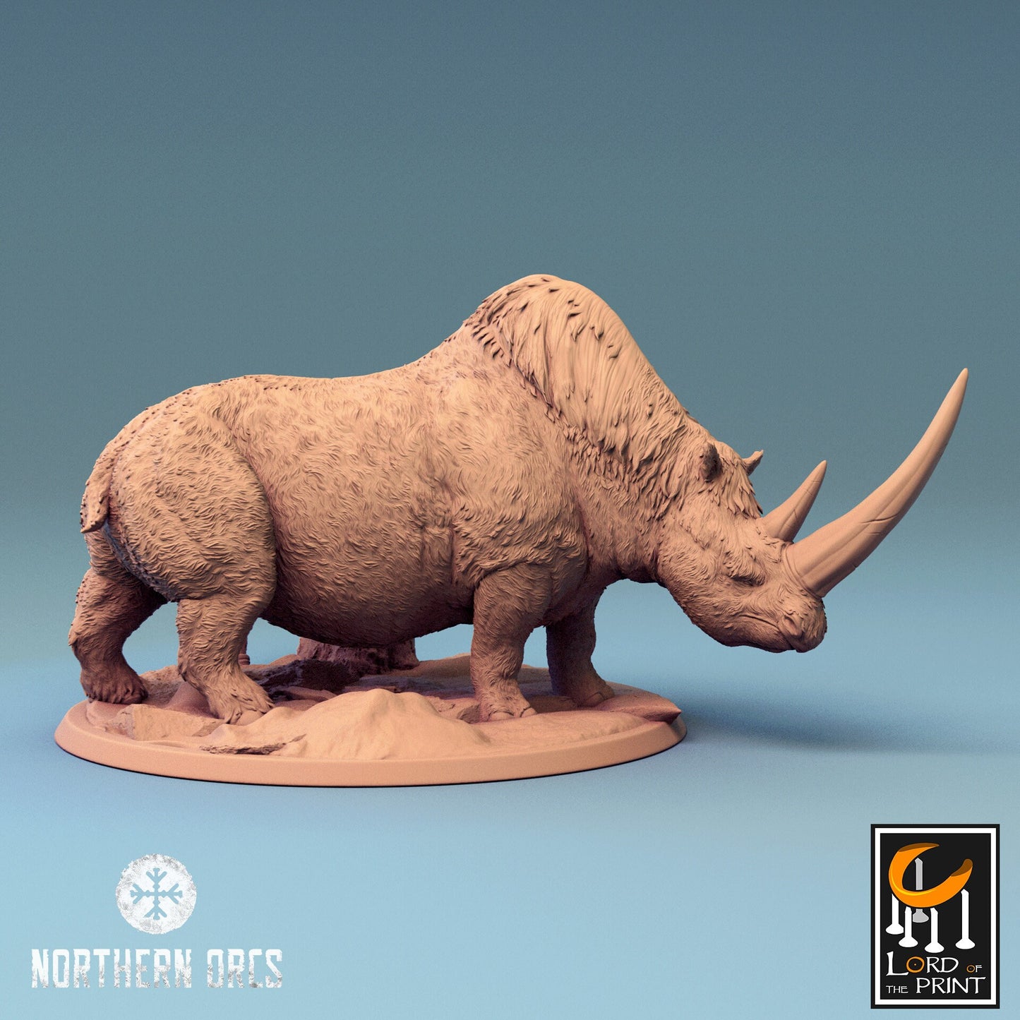Orcish Woolly Rhino Riders | Northern Orcs | Lord of the Print | Wargaming | Dungeons and Dragons | Orcs | Tabletop RPG | DnD