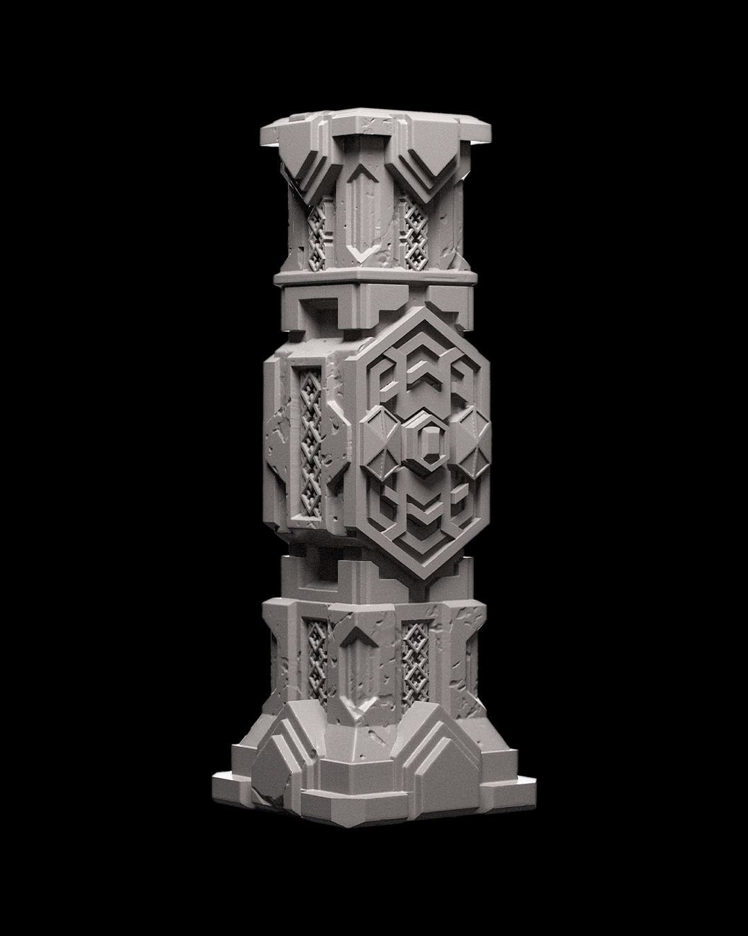 Dwarven DnD Miniature Terrain Set - Dungeons and Dragons, D&D, Pathfinder, Wargaming, Tabletop, 28mm, 32mm - Spooky Dungeon Decor