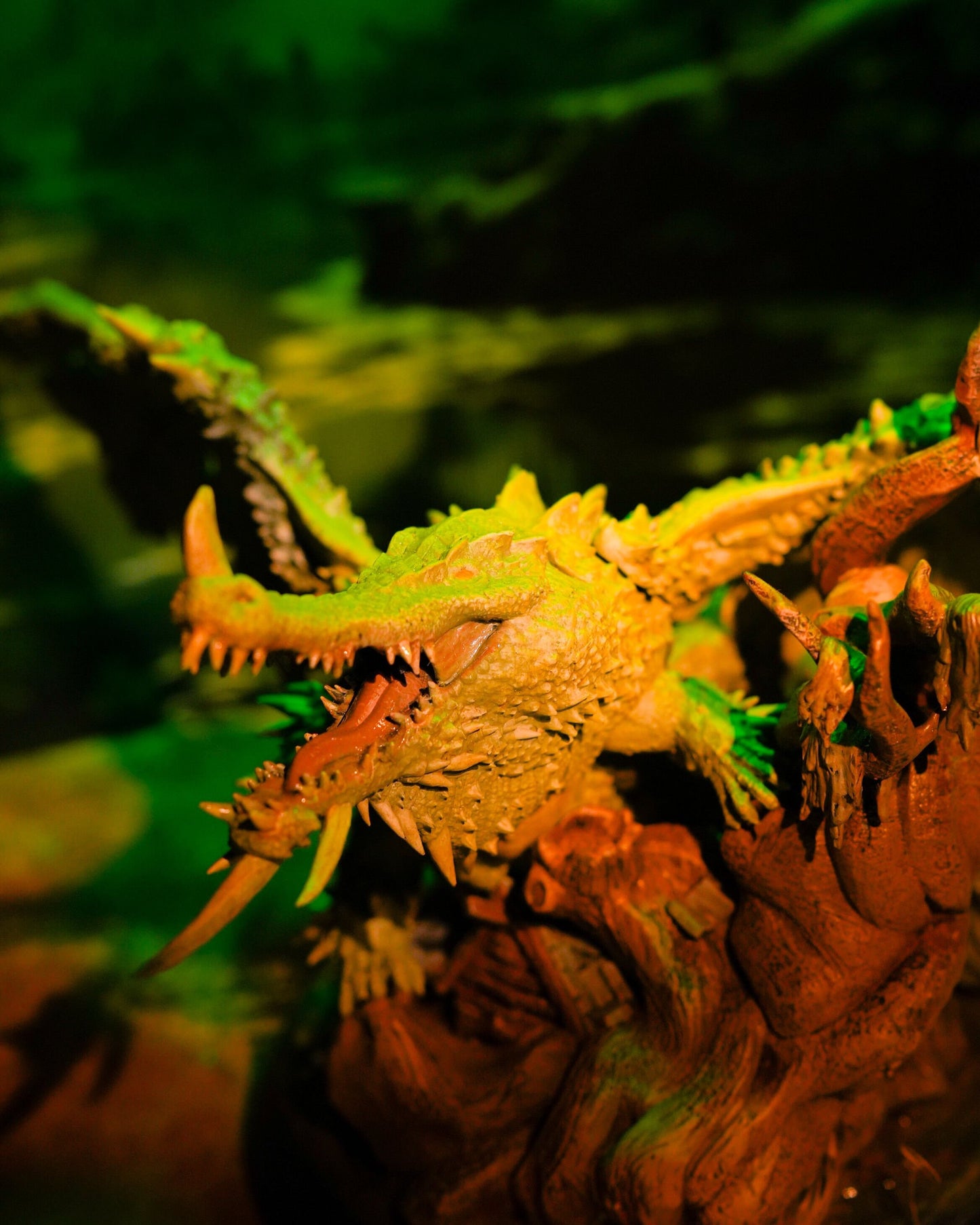 Epic Dungeons and Dragons Marsh Dragon Boss Miniature | DnD Tabletop RPG Miniatures | Swamp Dragon Miniature | TTRPG Monster Dragon