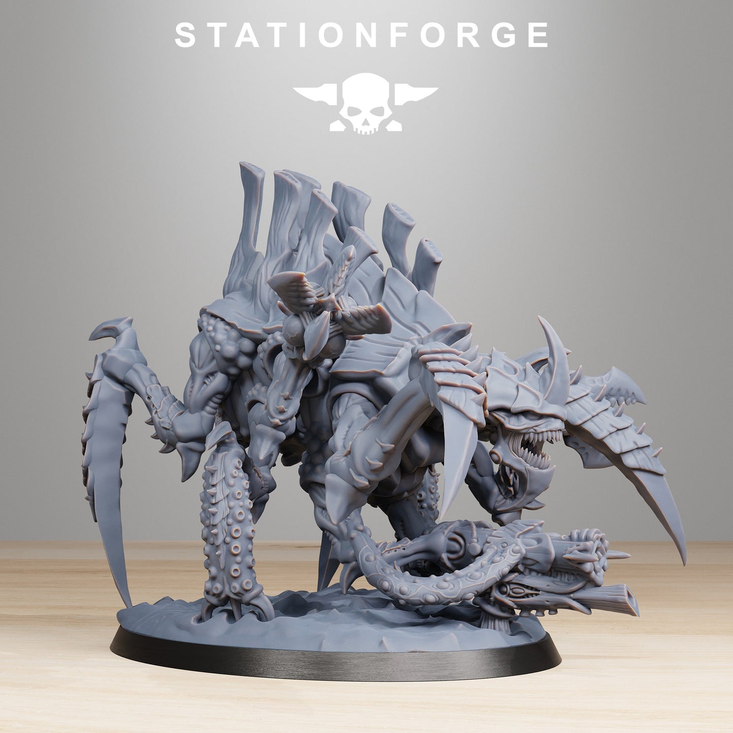 Xenarid Tygorthon | Station Forge | Wargaming | Alien Hive guardian Proxy Models for Wargames