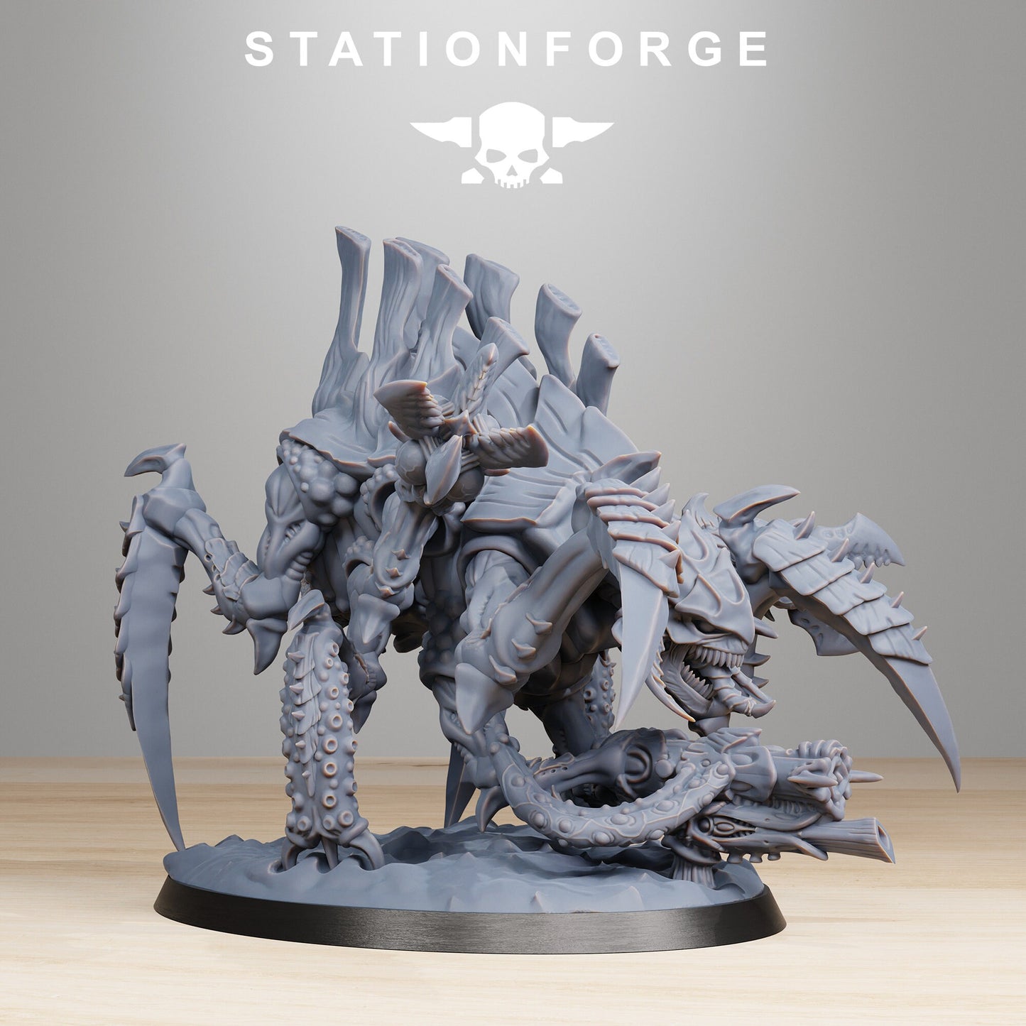 Xenarid Tygorthon | Station Forge | Wargaming | Alien Hive guardian Proxy Models for Wargames