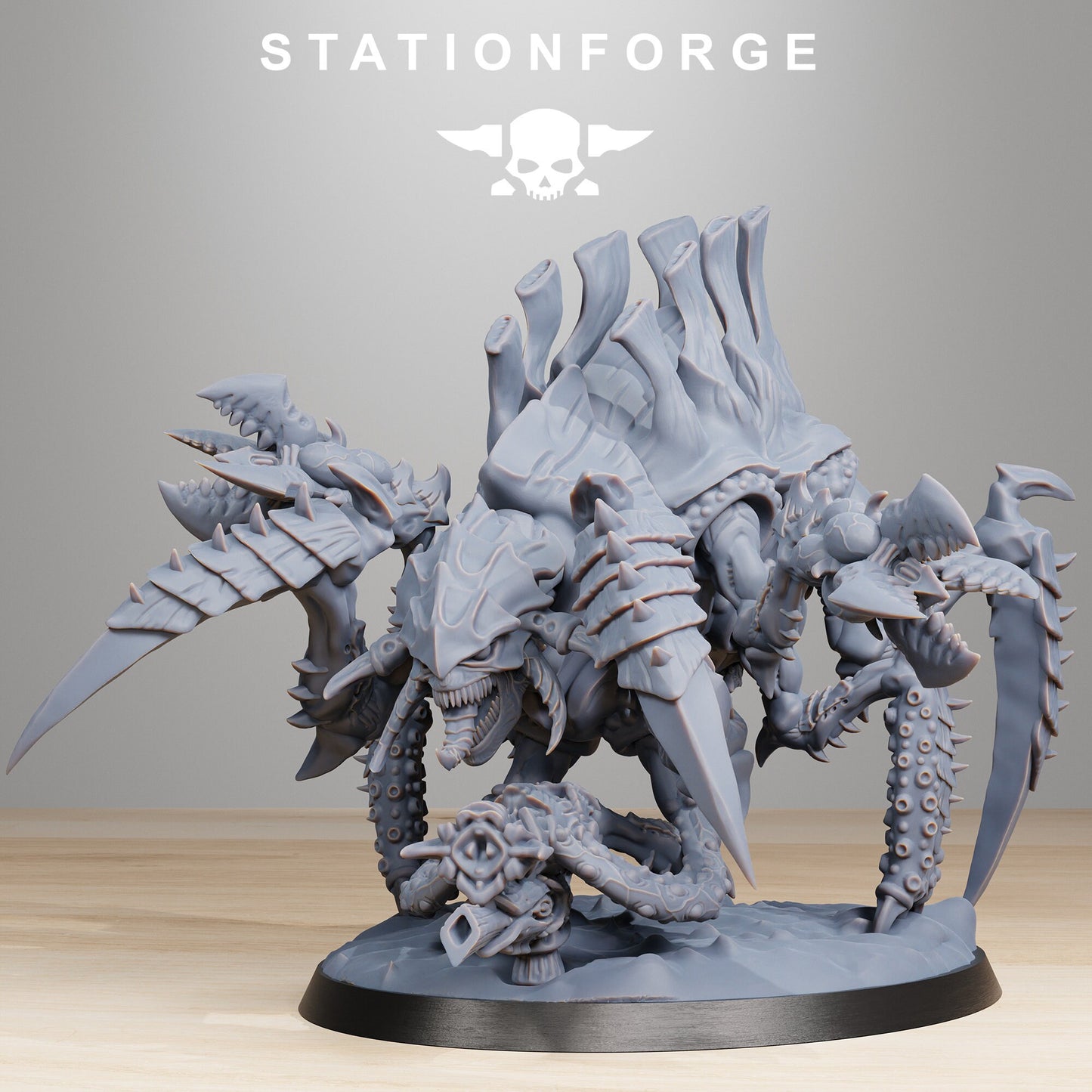 Xenarid Tygorthon | Station Forge | Wargaming | Alien Hive guardian Proxy Models for Wargames