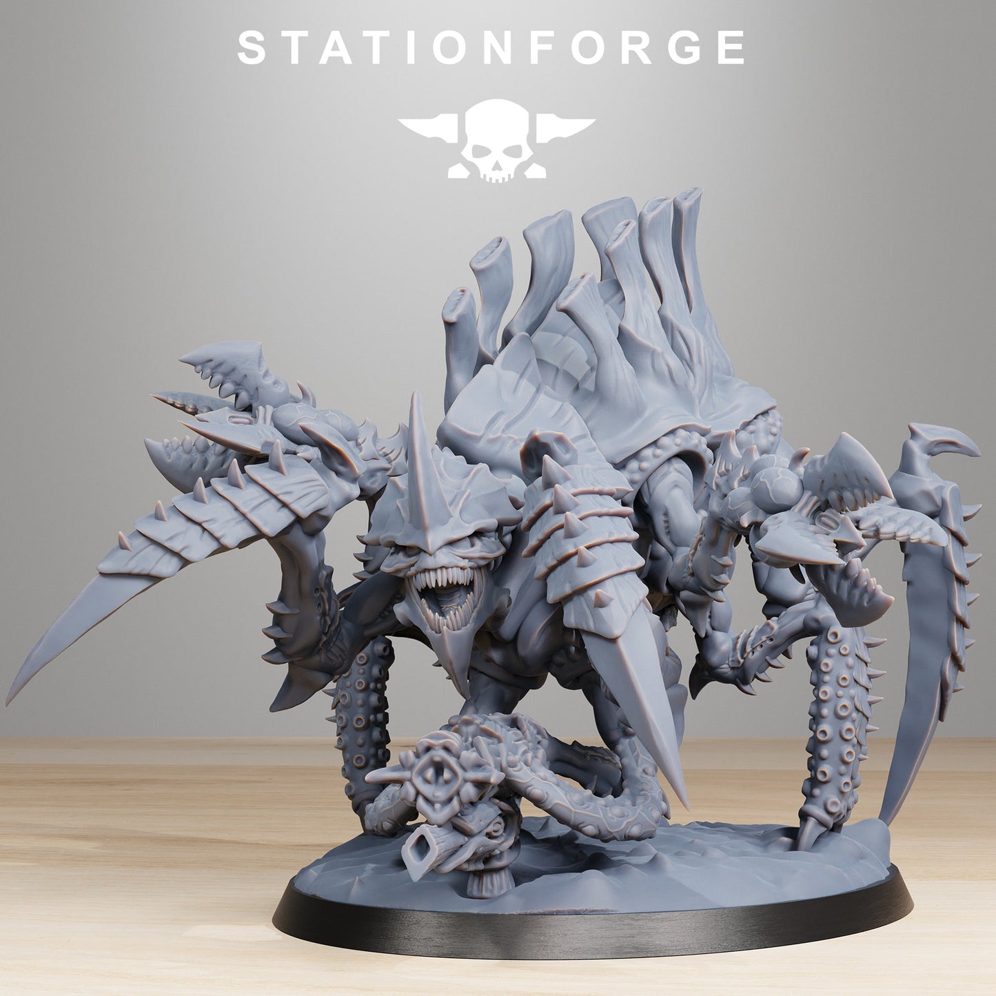 Xenarid Tygorthon | Station Forge | Wargaming | Alien Hive guardian Proxy Models for Wargames