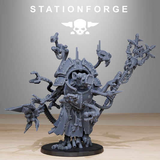 Raticus Priest | Station Forge | Wargaming | Scavenger Raticus | Wargaming Miniature | Grim Dark Future tabletop Gaming