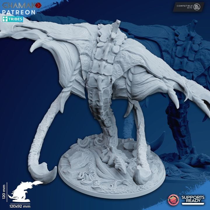 Polistes Carnifex | Ghamak Cosmic Devourer | Wargaming | Alien Swarm Proxies | Alien Hive | Xenomorph Grimdark Devourer | Flying alien proxy