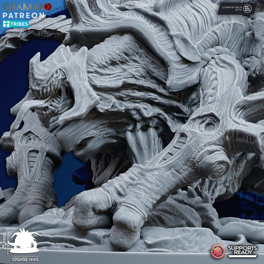 Mother of the Swarm | Ghamak Cosmic Devourer | Wargaming | Alien Swarm Proxies | Alien Hive | Xenomorph Grimdark Devourer |