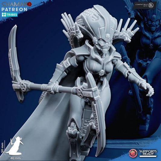 Undying Pinup | Ghamak | 3D Printed | Undying | Onepagerules | Wargaming | Robot legions | Undead robots