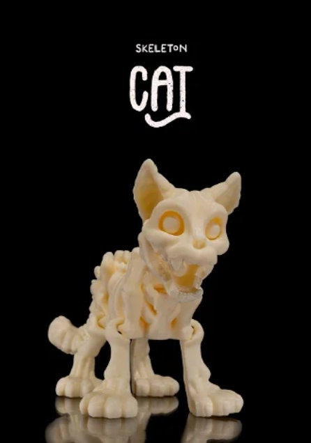 Articulated Skeleton Animals | Skeleton Dog | Skeleton Cat | Skeleton Chameleon | Skeleton Squirrel | Skeleton Rabbit | Halloween Animals