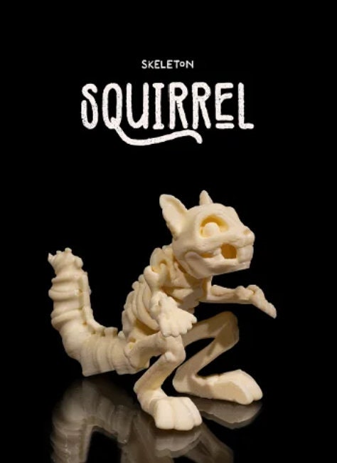 Articulated Skeleton Animals | Skeleton Dog | Skeleton Cat | Skeleton Chameleon | Skeleton Squirrel | Skeleton Rabbit | Halloween Animals