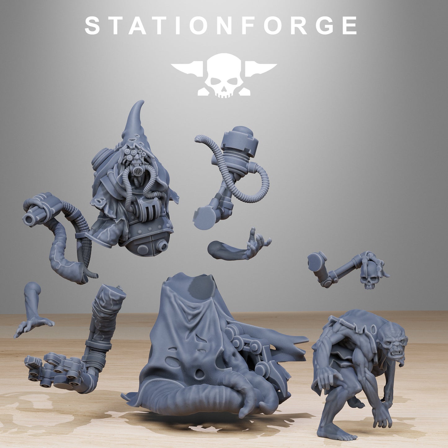 Scavenger Lotharius | Station Forge | Wargaming | Tabletop miniatures | Grim dark future wargames