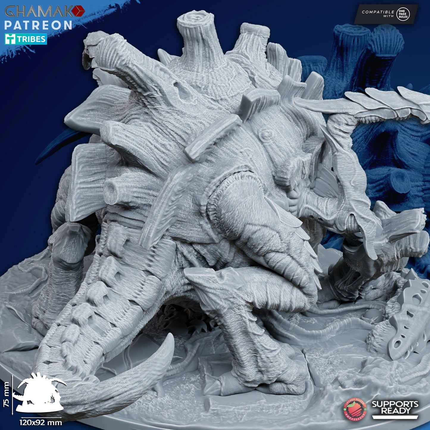 Mother of the Swarm | Ghamak Cosmic Devourer | Wargaming | Alien Swarm Proxies | Alien Hive | Xenomorph Grimdark Devourer |