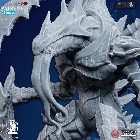 Silent Reaper | Shrouded Reaper | Ghamak Cosmic Devourer | Wargaming | Alien Swarm Proxies | Alien Hive | Xenomorph Grimdark Devourer |