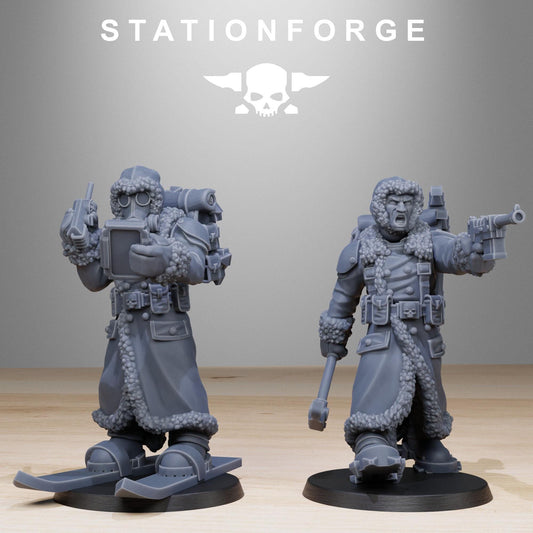 GrimGuard Frostwatch Skiers | Station Forge | Wargaming | Infantry | Soldiers
