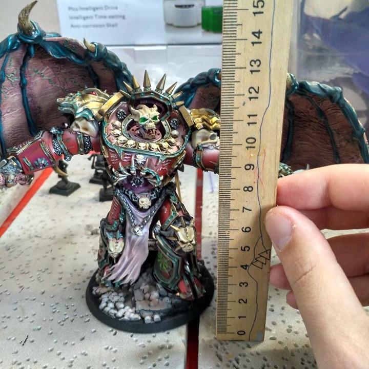 Lord of Hate Chaos Demon Prince | Fantasy Miniature | Dungeons and Dragons | DnD Miniature | Tabletop Roleplaying Game| Ghamak Demon