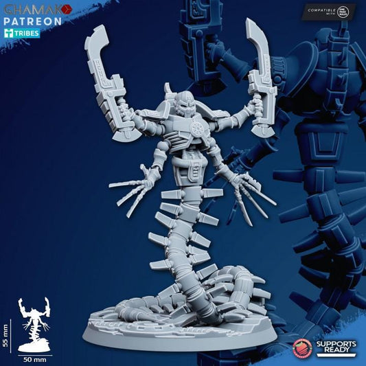 Set of 3 Undying Vault Wraiths | Ghamak | 3D Printed | Undying | Onepagerules | Wargaming | Robot legions | Undead robots